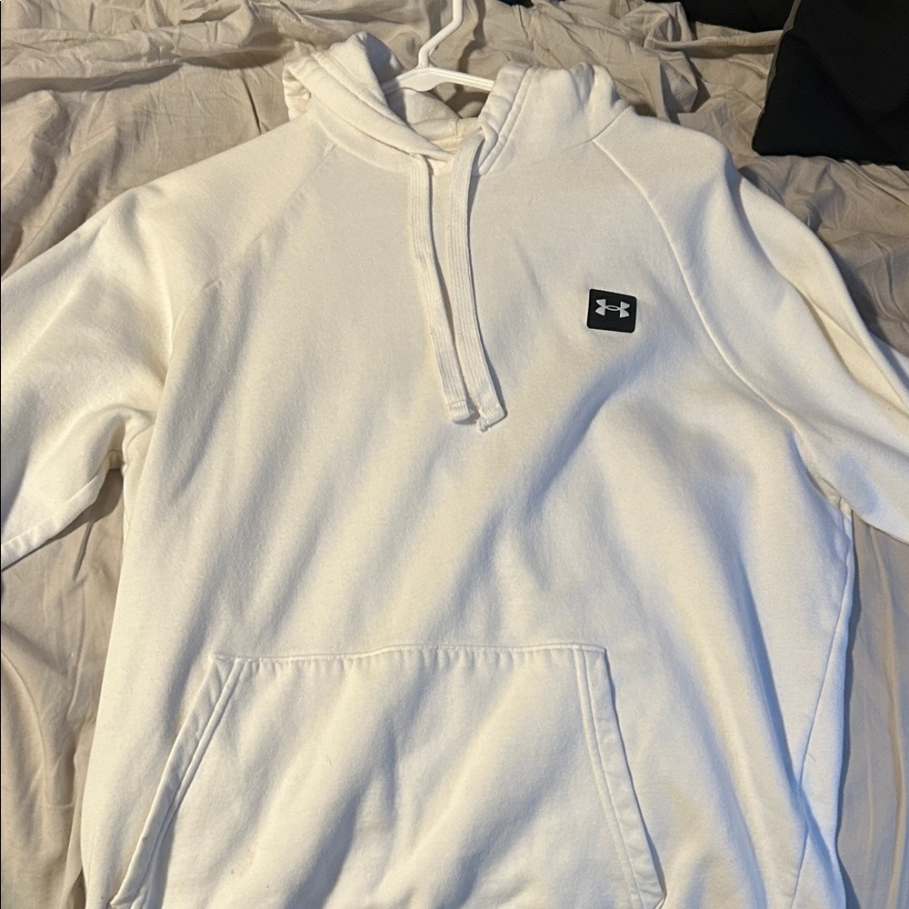 Under Armour White Hoodie with Logo